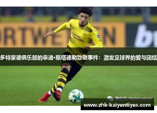 多特蒙德俱乐部的泰迪·斯塔德勒致敬事件：激发足球界的爱与团结
